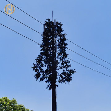 Torre de acero monopole de forma de polígono galvanizado en caliente