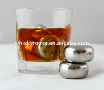 Metal beverage cooler/wine ice glacier/whisky chillers ice rocks
