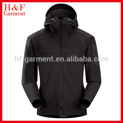 2015 hot sale outdoor waterproof men jacket softshell hoodie