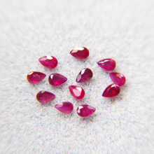 Natural Ruby Pear Shaped Teardrop Shaped Loose Stones
