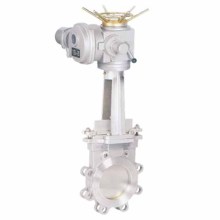 Electric knife gate valve