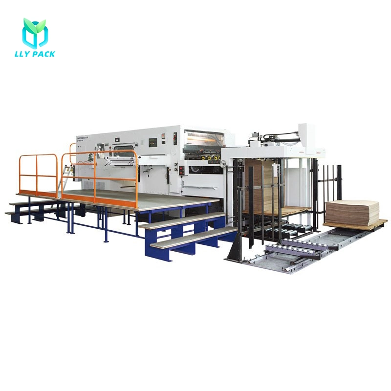 Flat Bed Corrugated Cardboard Die-Cutting Carton Box Making Machine