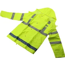 Safety Outerwear Reflective Raincoat