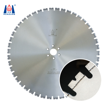 800mm Laser Weld Diamond Saw Blade for Reinforced Concrete Processing - Huazuan