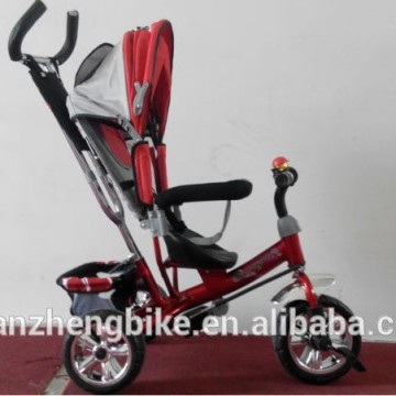 4-in-1children tricycle stoller kids tricycle kids stroller with suncover