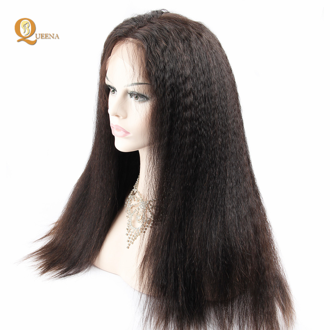 Xuchang Fuxin Cuticle Aligned Extensions Raw Virgin Kinky Straight Hair Full Lace Wigs Brazilian Hair Swiss Lace 12 Inch Long