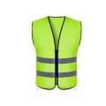 Orange Construction Vest with Reflective Strips