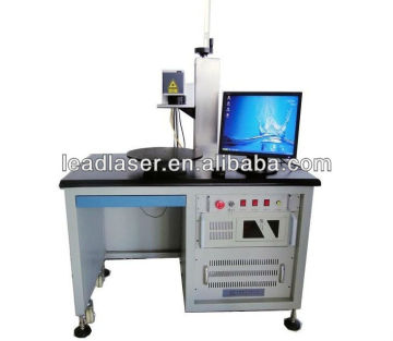 20W Fine Decorticating Rotation Table Fiber Laser Machine