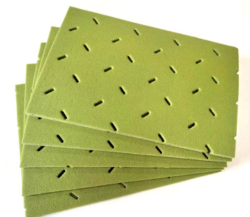 Flexible shock pad for artificial turf softball field