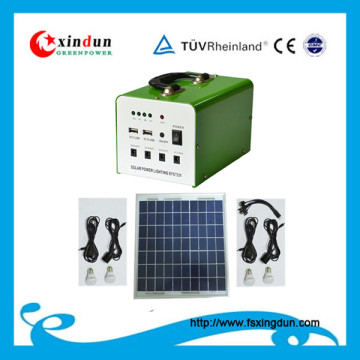 10W 20W 30W DC solar lighting system mini DC solar kit