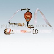 defend and weigh down the safety belt