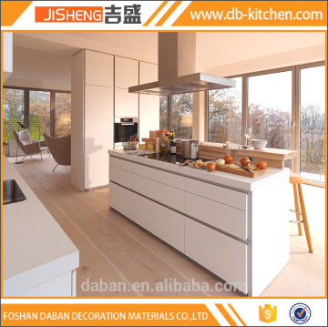 Modern lacquer flat pack kitchen cabinet