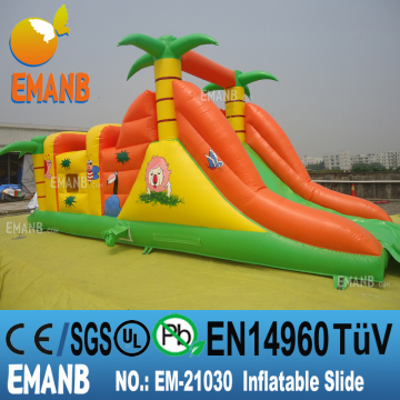 1486 USD inflatable palm tree island, inflatable slip n slide, inflatable slide