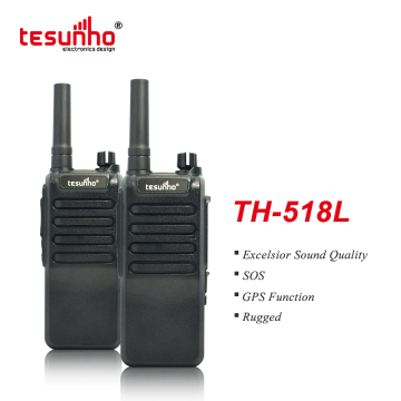 Black 4G PoC Radio Unlimited Talk Range TH-518L