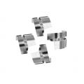 stainless steel napkin ring set 4pcs