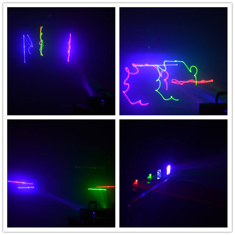 B102RGB/4 Dj laser lighting RGYP colors stage lighting 4 heads laser light for Party Wedding Disco Performance Bar Event Dance