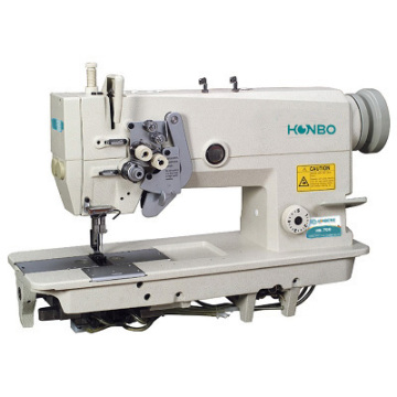 High-speed double-needle needle feed sewing machine