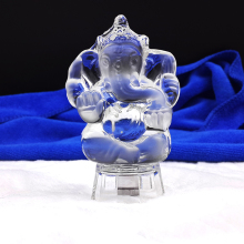 LED India Buddha Collection Crystal Ganesh Statue