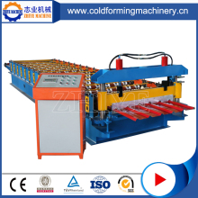 Color Steel Wave Roof Panel Form Machine With Film
