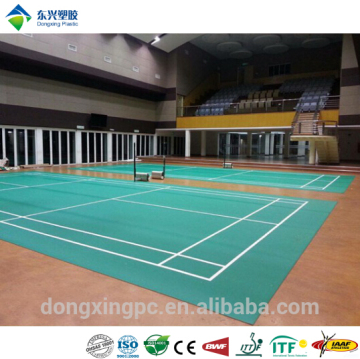BWF certificatied PVC badminton carpet