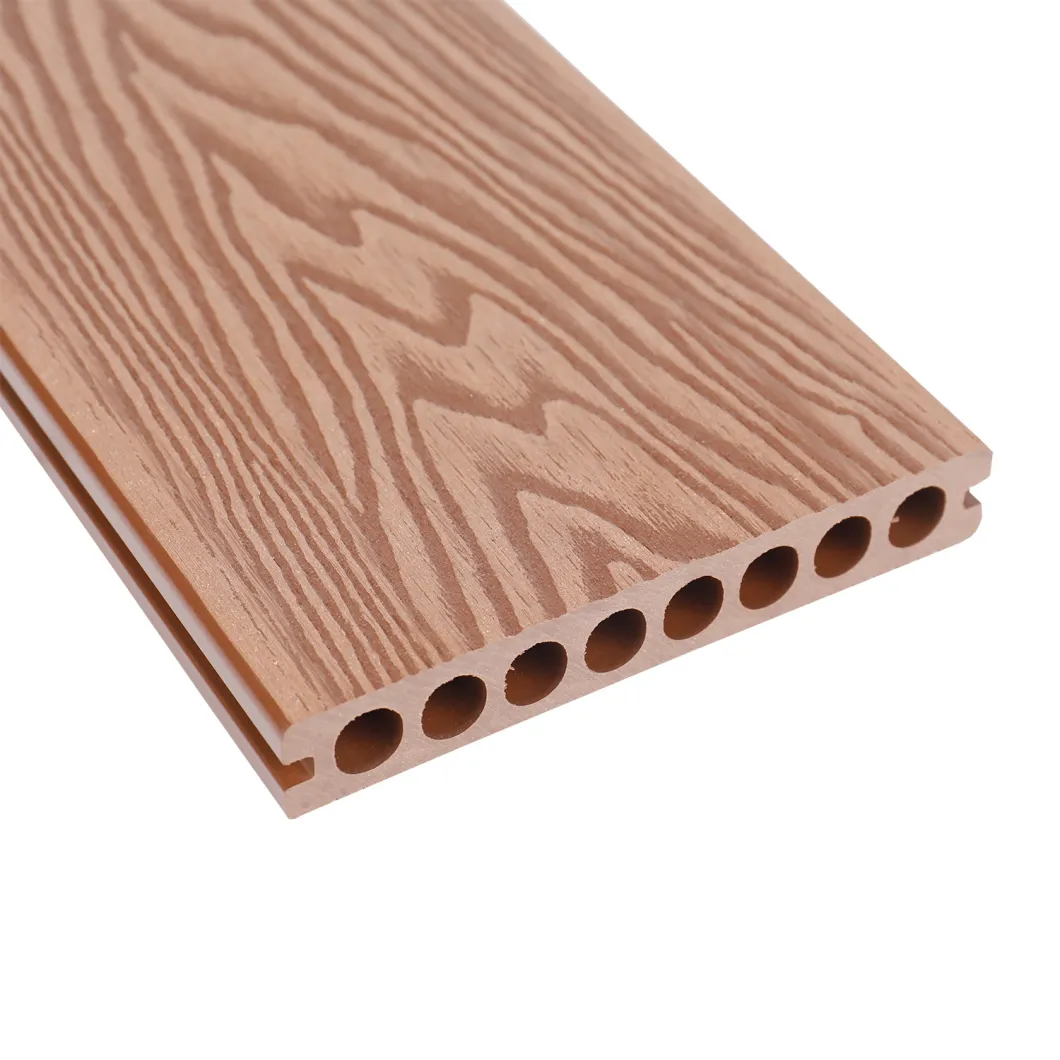 WPC Composite Decking 3D Wood Grain Waterproof Outdoor Engineered Flooring