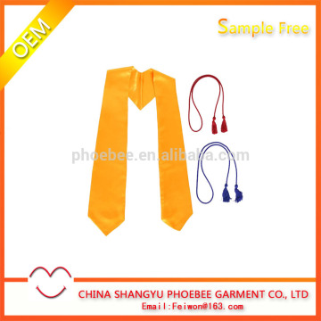 Gold graduation stoles and honor cord