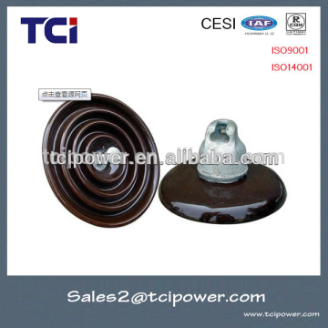 Disc brown electrical porcelain Insulator