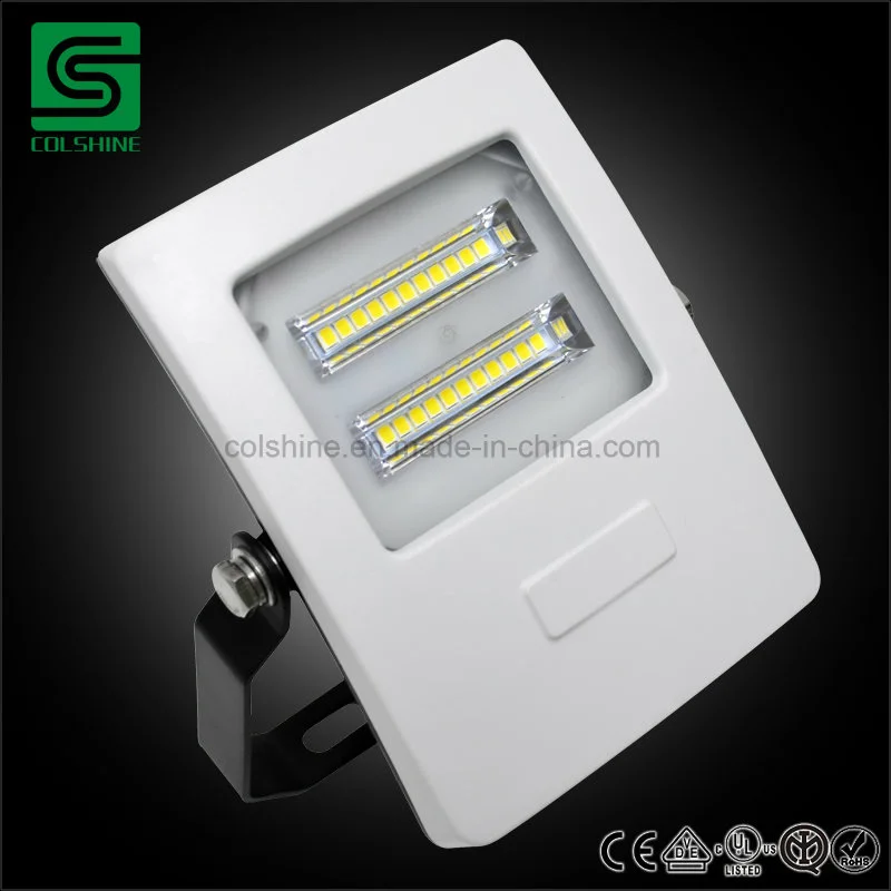 Slim SMD Garden Spotlight LED Floodlight with White Housing