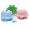 Custom Silicone Body Scrubber with Soap Dispenser