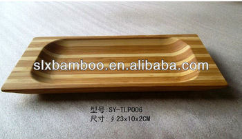 Durable bamboo platter