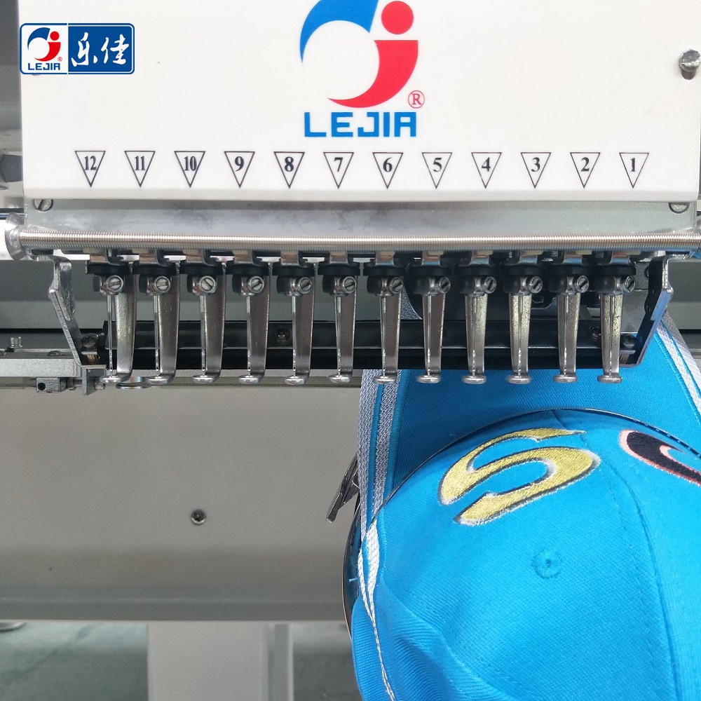 CNC 2 head 3D cap embroidery machine