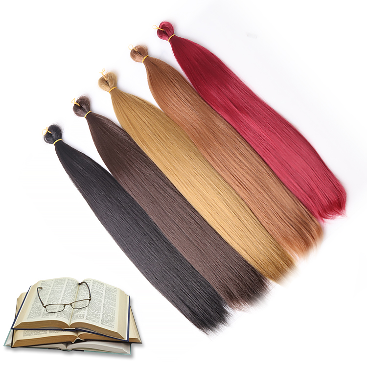 Wholesale 150g 22 inch silky bone straight braiding hair synthetic hair for braids hot sale bone straight braid extension