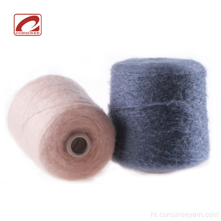 Topline mohair fil espesyal pou machin trikote