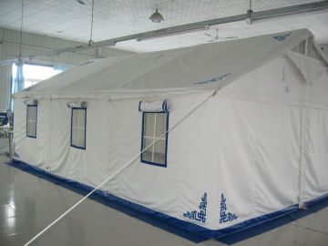 white camping nomadic tent