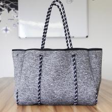 Versatile tote beach bags made of neoprene