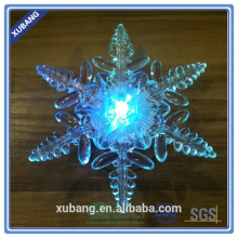 LED snowflake with a suction cup