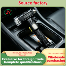 Durable Multi-Function Flashlight with Safety Hammer