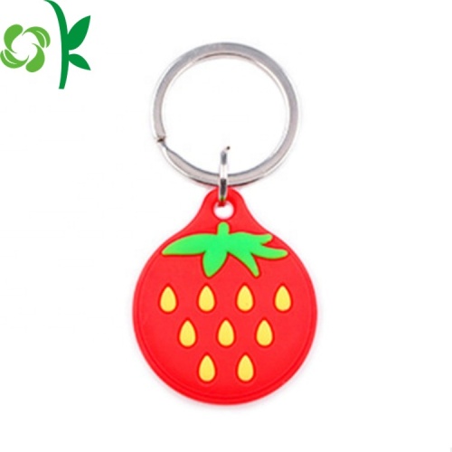 Προσαρμοσμένη σχεδίαση Air Tag Silicone Protective Cover Keychain