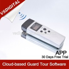 OLED display active super durable rfid guard tour system