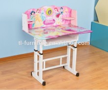 School furniture popular wooden middle school student desk and chair