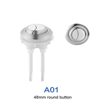 High Standard Chrome Toilet Cistern Button