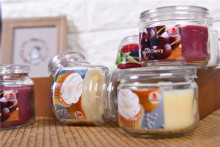 Customized Scented Glass Jar Candles