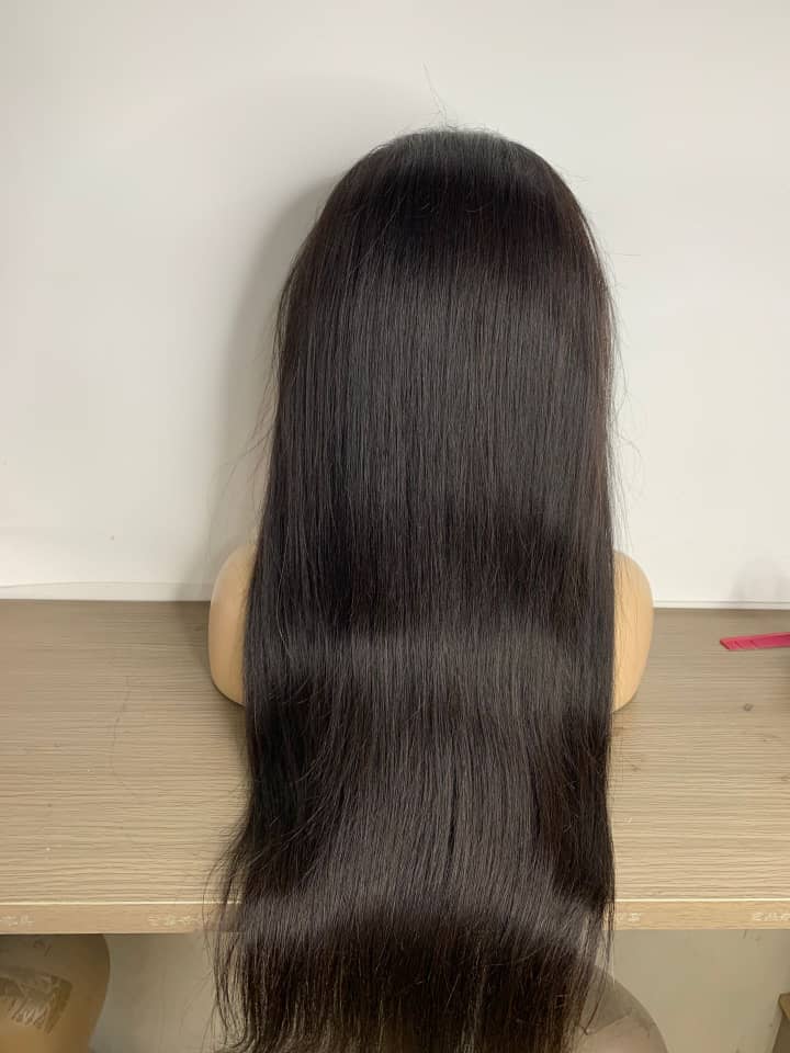 LSY Wholesale Best Quality Ladies Natural Color Wigs For Black Women Lace Frontal Wig 100% Raw Virgin Indian Human Hair