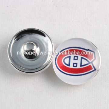 NHL Montreal Canadiens Snap Button Jewelry Wholesale