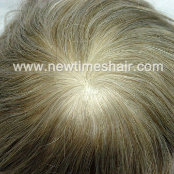 Injected thin skin base hair system toupee