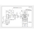 Drehpotentiometer der Serie RK14K