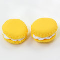 100pcs Wholesale Kawaii Colorful Polymer Round Cabochon Clay Simulation Food Macaroon DIY Deco Parts Accessories