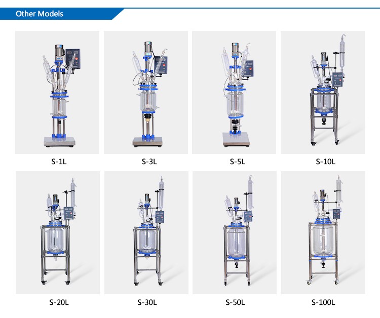 Mini Chemical 2l Jacketed Pilot Plant Reactors Price