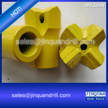 H-Thread cross bit,mining drill bit,tungsten carbide rock cross drill bit