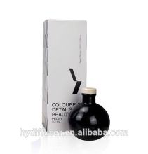 black geometry design 150ml glass bottle rattan diffuser